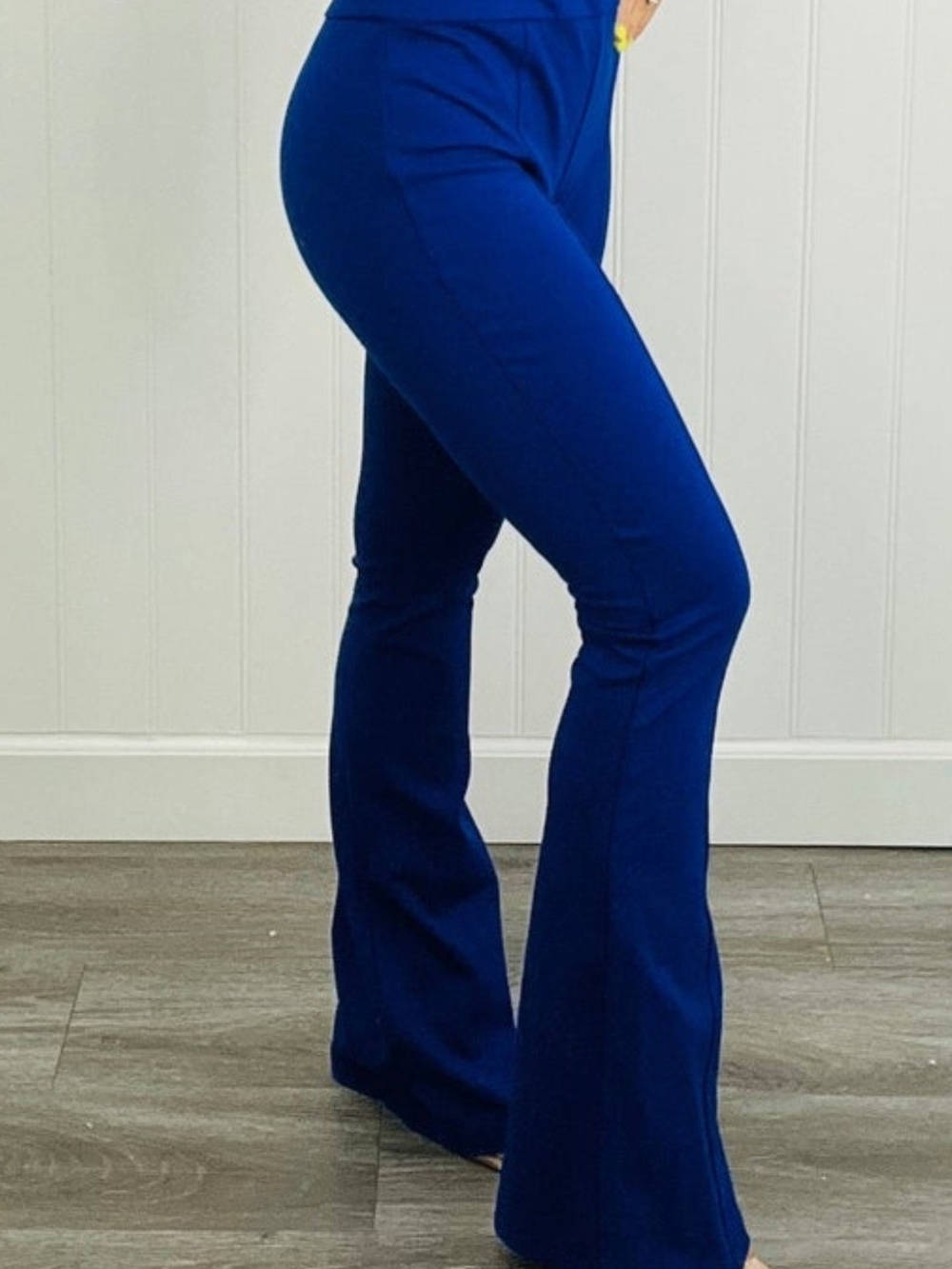 Dear Scarlett Royal Blue High-Waist Flare Magic Pants Sz XL